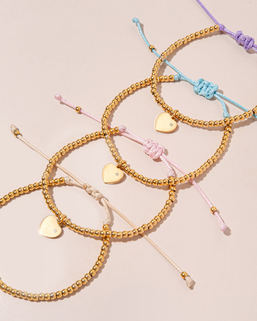 Trinkets Dippin Dots Bracelet (Gold)