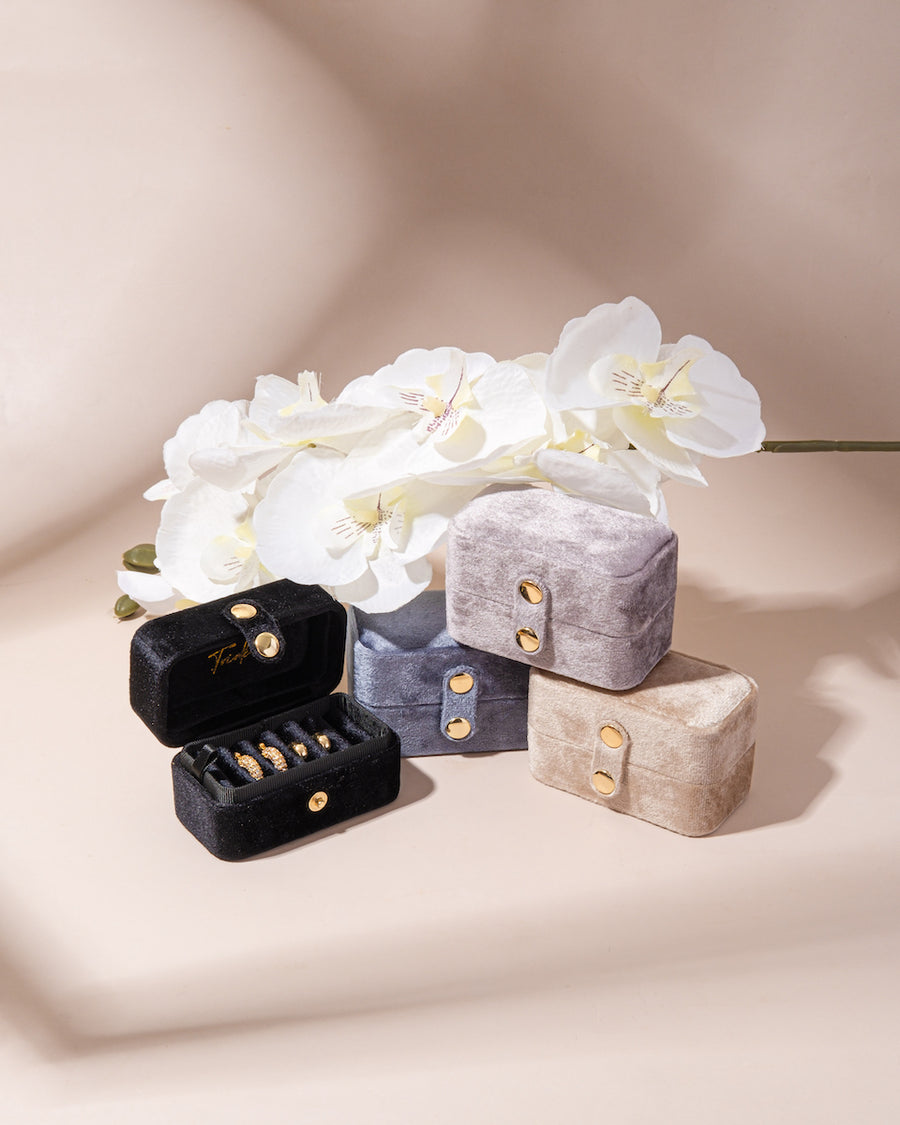 Teeny Trinket Box - Ash Gray