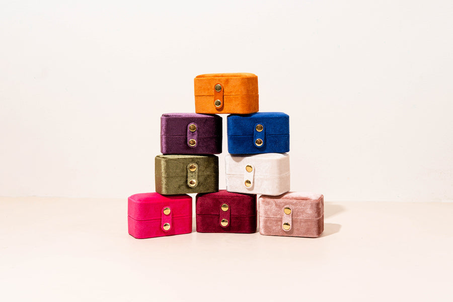 Teeny Trinket Box - Champagne