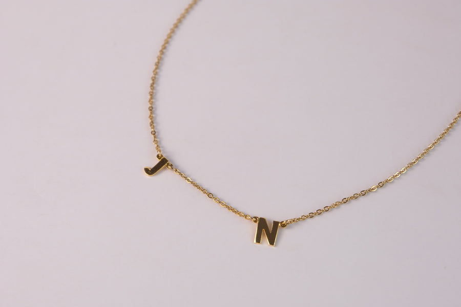 Stainless Initial Necklace