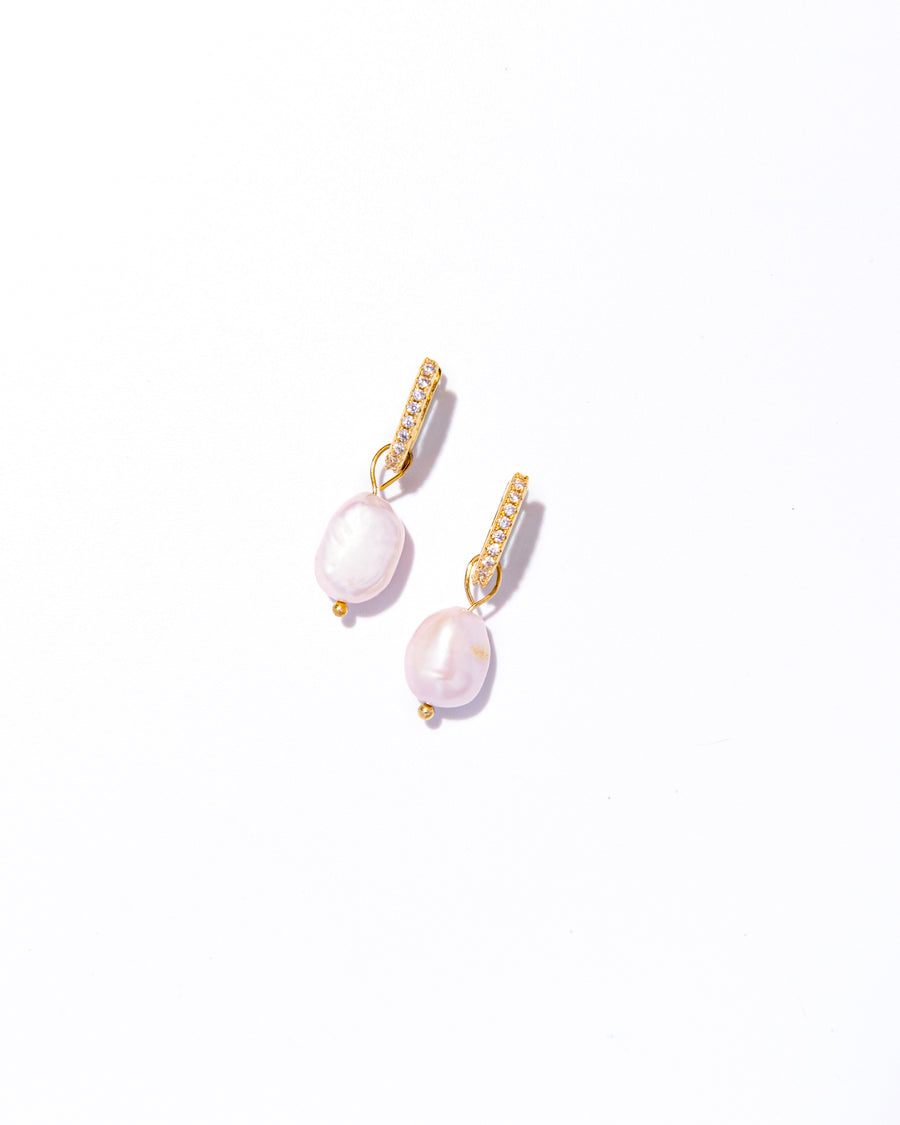Serene Freshwater Pearl Earrings