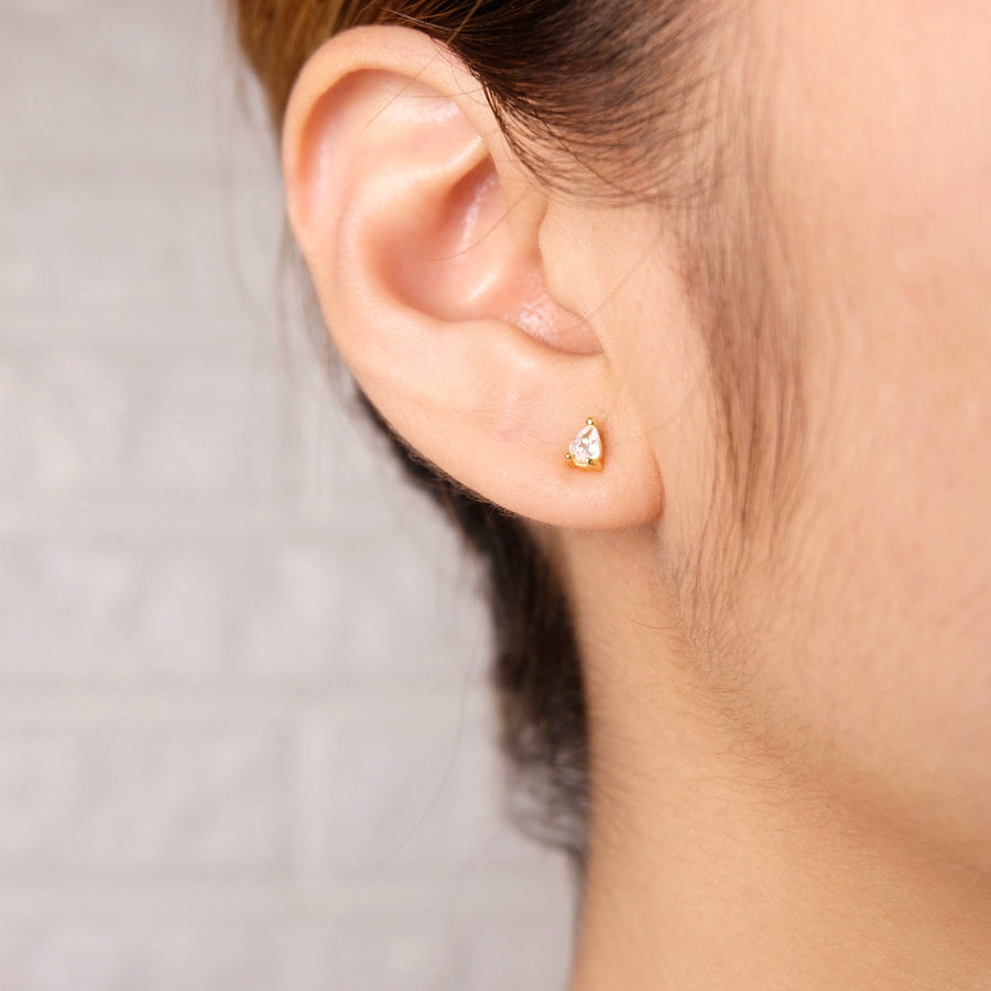 Pear Stud Earrings