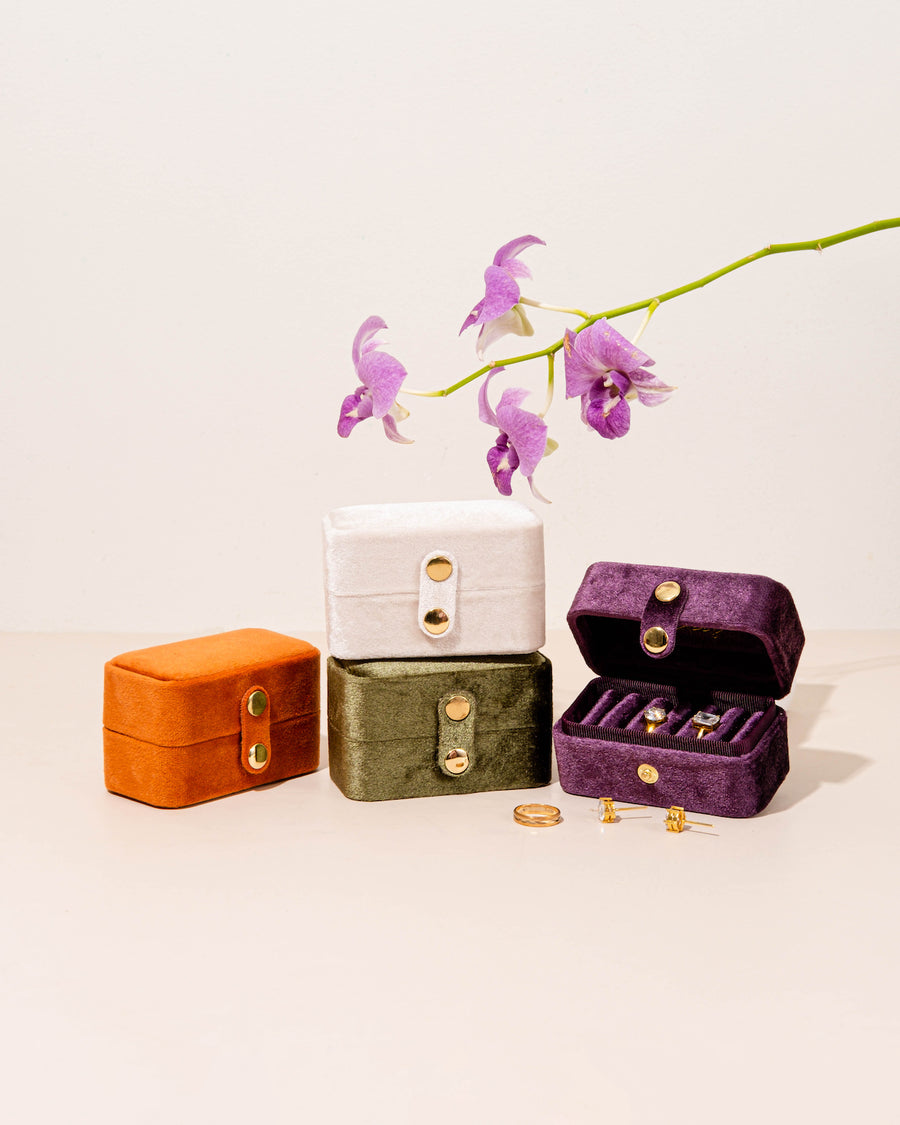 Teeny Trinket Box - Olive
