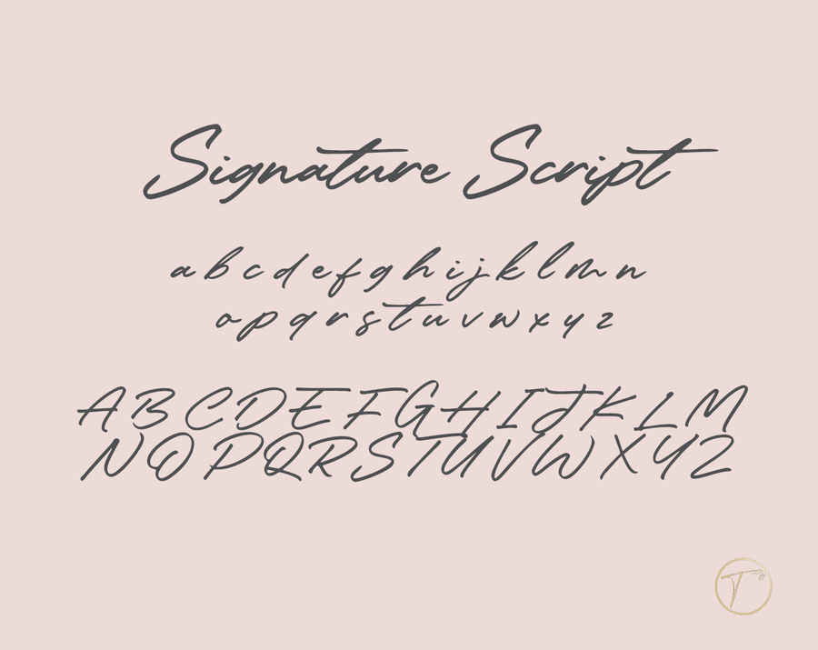 Name Bangle - Signature Script